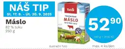 Konzum Máslo nabídka