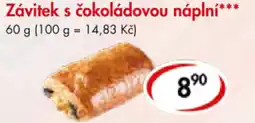 CBA Závitek s čokoládovou náplní nabídka