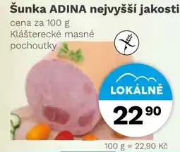 Konzum Šunka adina nejvyšší jakosti nabídka