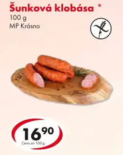 CBA Šunková klobása nabídka