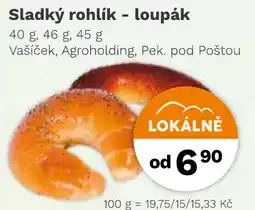Konzum Sladký rohlík - loupák nabídka