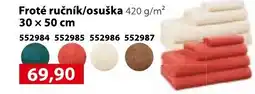 Konzum Froté ručník/osuška nabídka