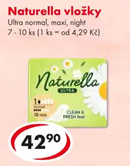 CBA Naturella vložky nabídka