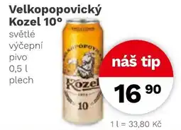 Konzum Velkopopovický kozel 10° nabídka