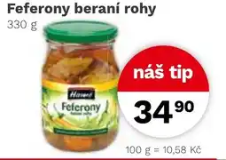 Konzum Feferony beraní rohy nabídka