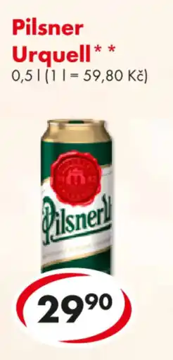 CBA Pilsner Urquell nabídka