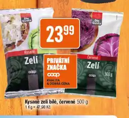 TEMPO Kysané zelí bílé, červené nabídka