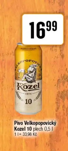 TEMPO Pivo Velkopopovický Kozel 10 nabídka
