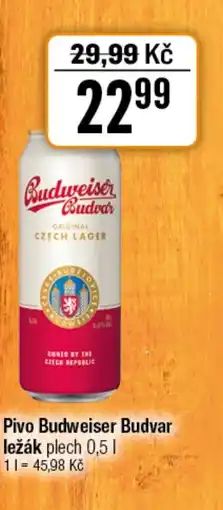 TEMPO Pivo Budweiser Budvar ležák nabídka