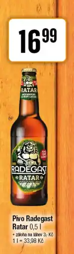 TEMPO Pivo Radegast Ratar nabídka