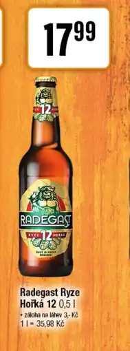 TEMPO Radegast Ryze Hořká 12 nabídka