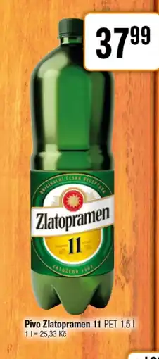 TEMPO Pivo Zlatopramen 11 nabídka