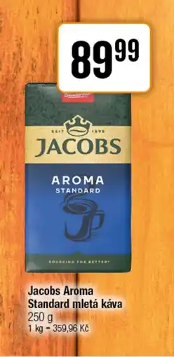 TEMPO Jacobs Aroma Standard mletá káva nabídka