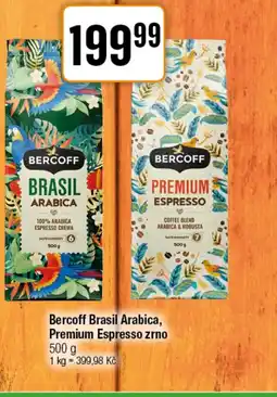 TEMPO Bercoff Brasil Arabica, Premium Espresso zrno nabídka