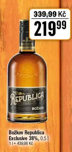 TEMPO Božkov Republica Exclusive 38% nabídka