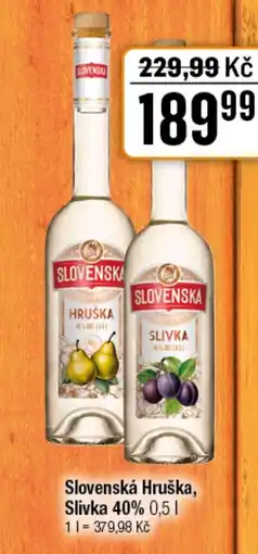 TEMPO Slovenská Hruška, Slivka 40% nabídka