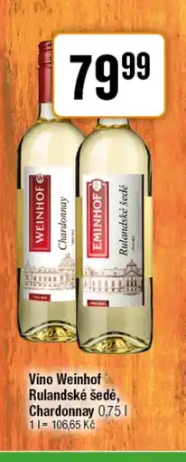 TEMPO Víno Weinhof Rulandské šedé, Chardonnay nabídka