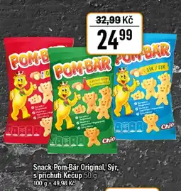 TEMPO Snack Pom-Bär Original, Sýr, s příchutí Kečup nabídka