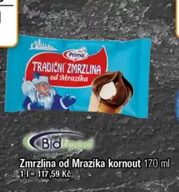 TEMPO Zmrzlina od Mrazíka kornout nabídka