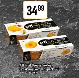 TEMPO ATI Fruit Ovocný koktejl, Broskvový kompot 2pack nabídka
