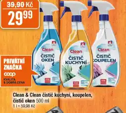 TEMPO Clean & Clean čistič kuchyní, koupelen, čistič oken nabídka
