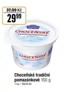 TEMPO Choceňské tradiční pomazánkové nabídka