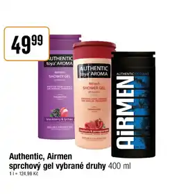 TEMPO Authentic, Airmen sprchový gel nabídka
