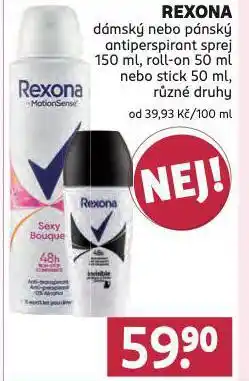 Rossmann Rexona roll-on nabídka