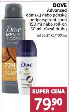 Rossmann Dove advanced roll-on nabídka