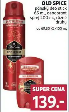 Rossmann Old spice deodorant nabídka