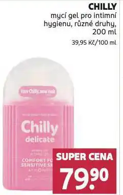 Rossmann Chilly mycí gel pro intimní hygienu nabídka