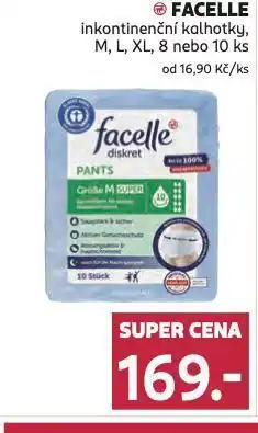 Rossmann Facelle inkontinenční kalhotky nabídka