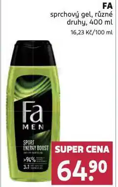 Rossmann Fa sprchový gel nabídka