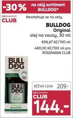 Rossmann Bulldog olej na vousy nabídka