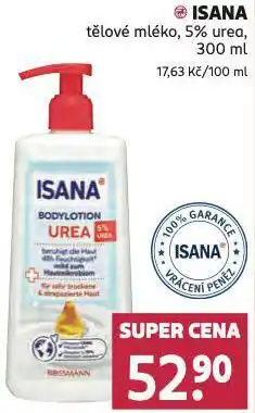 Rossmann Isana tělové mléko nabídka