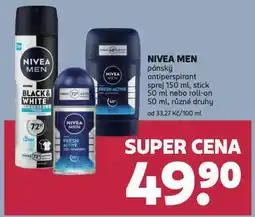 Rossmann Nivea men roll-on nabídka