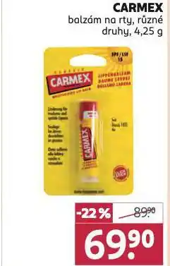 Rossmann Carmex balzám na rty nabídka