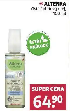 Rossmann Alterra čistící pleťový olej nabídka