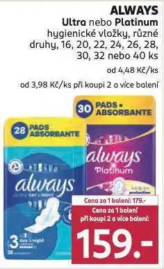 Rossmann Always ultra nabídka