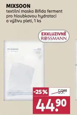 Rossmann Mixsoon textilní maska nabídka