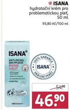 Rossmann Isana hydratační krém nabídka