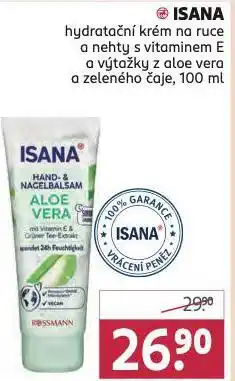 Rossmann Isana hydratačný krém na ruce nabídka