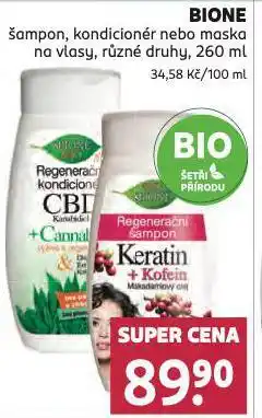 Rossmann Bione šampon nabídka