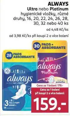 Rossmann Always platinum nabídka