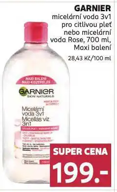 Rossmann Garnier micelární voda 3v1 nabídka