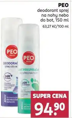 Rossmann Peo deodorant sprej na nohy nabídka