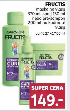 Rossmann Fructis maska na vlasy nabídka