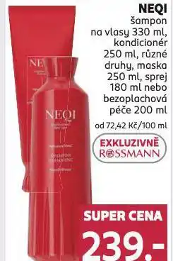 Rossmann Neqi kondicionér nabídka
