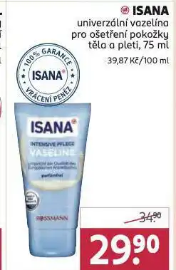 Rossmann Isana univerzální vazelína pro ošetření pokožky nabídka