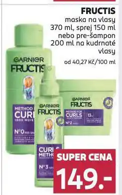 Rossmann Fructis pre-šampon nabídka